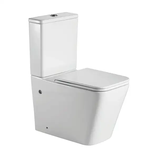 Унітаз-компакт Qtap Tern безобідковий з сидінням Soft-close QT17222093ARW (QT17222093ARW) фото 1 Aquada.com.ua