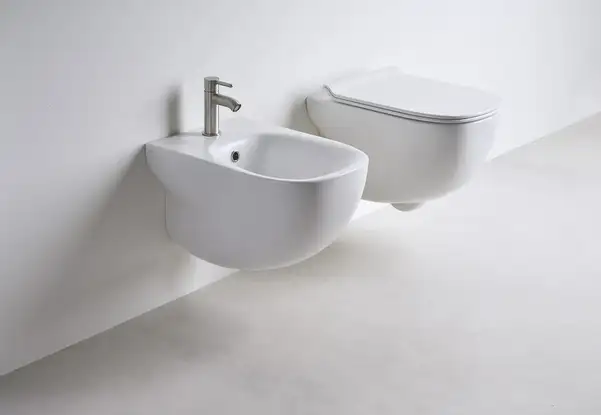 Унитаз подвесной NoRim (безободковый) AXA Wild, с сиденьем Soft Close (3006001+AF301) фото 2 Aquada.com.ua