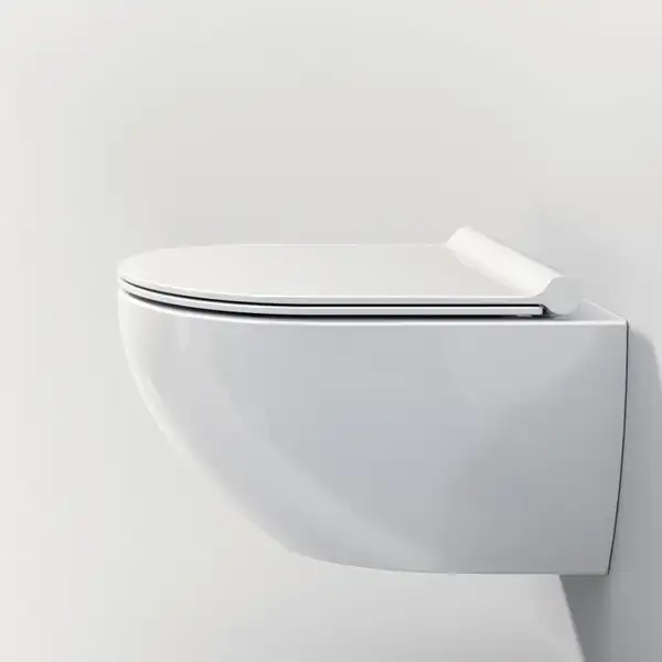 Унитаз подвесной Catalano Stefa NewFlush (безободковый) (1VSF54R00) фото 3 Aquada.com.ua Унитаз подвесной Catalano Stefa NewFlush (безободковый) (1VSF54R00) фото 3 Aquada.com.ua