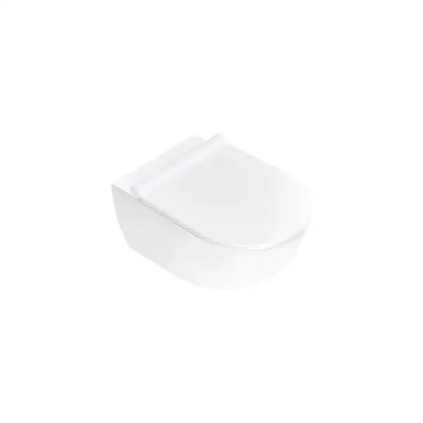 Унитаз подвесной Catalano Sfera NewFlush (безободковый) с сиденьем Soft Close Plus (1VSF54R00+5SCSTP000) фото 1 Aquada.com.ua