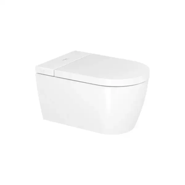 Унитаз-биде Rimless (безободковый) Duravit Me by Starck с сиденьем SensoWash® Starck f Lite (2510092000+612001012000310) фото 1 Aquada.com.ua