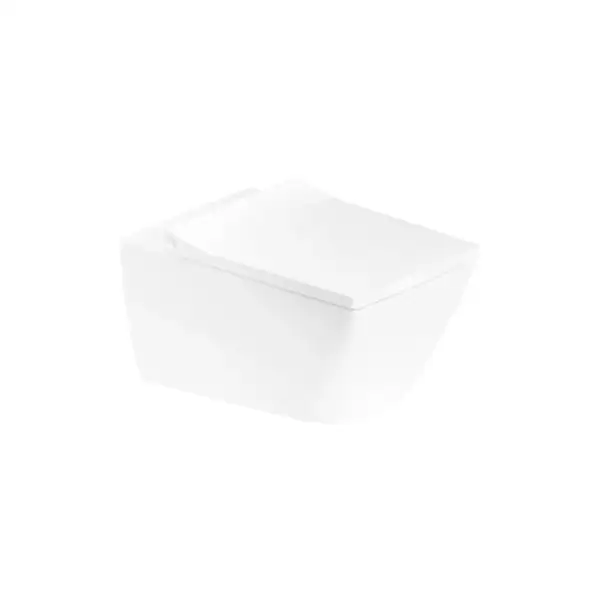 Унитаз подвесной Duravit Viu Rimless (безободковый), с сиденьем Soft Close (2511090000+0021190000) фото 1 Aquada.com.ua