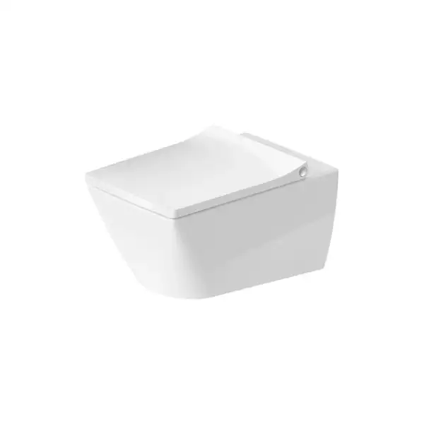 Унитаз подвесной Duravit Viu Rimless (безободковый), с сиденьем Soft Close (2511090000+0021190000) фото 2 Aquada.com.ua