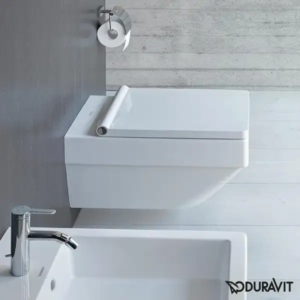 Унитаз подвесной Duravit Rimless Vero Air с сиденьем (2525090000+0022090000) фото 4 Aquada.com.ua