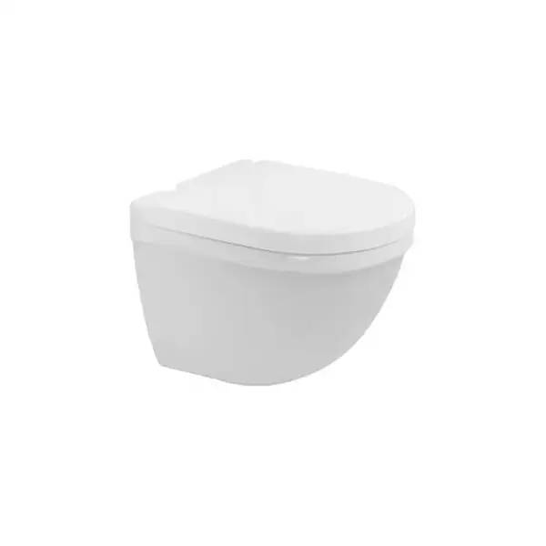 Унитаз подвесной Duravit Starck 3 с сиденьем для унитаза с микролифтом Soft Close (2527090000+0063890000) фото 1 Aquada.com.ua