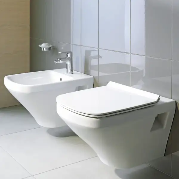 Унитаз подвесной Rimless (безободковый) Duravit DuraStyle с сиденьем Soft Close (2538090000+0063790000+0065000000) фото 2 Aquada.com.ua
