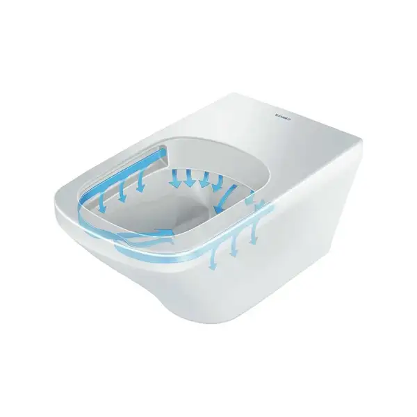 Унитаз подвесной с крышкой Duravit DuraStyle (2551090000 +0063790000) фото 4 Aquada.com.ua