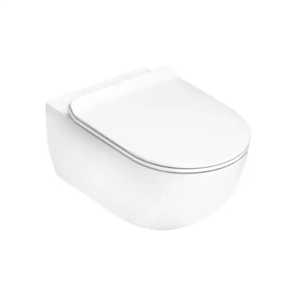 Унитаз подвесной Goclean® (безободковый) Flaminia App с сиденьем Soft Close, цвет - Latte Milky White матовый (AP118G+QKCW05 Latte) фото 1 Aquada.com.ua