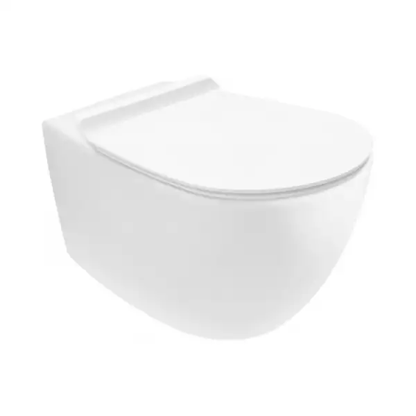 Унитаз подвесной Simas Vignoni с сиденьем Soft Close, белый матовый (VI18/F85+VI004 bianco opaco) фото 1 Aquada.com.ua