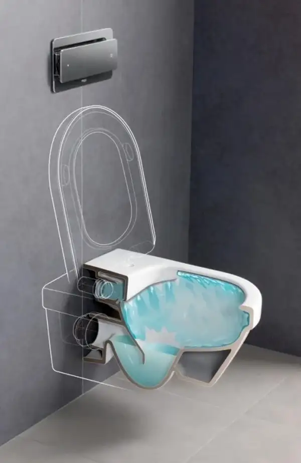 Унитаз подвесной Villeroy & Boch Omnia architectura с cиденьем soft close (грязеотталкивающее покрытие) (5684HRR1) фото 2 Aquada.com.ua