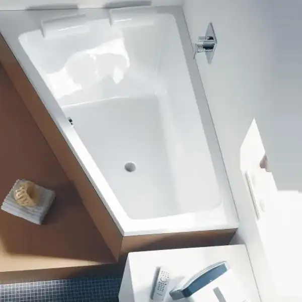 Ванна акриловая Duravit Paiova 170 х 100 см, угол справа (700213000000000) фото 3 Aquada.com.ua