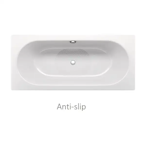 Ванна металлическая встраиваемая 180 х 80 см Grohe Essence, с покрытием Antislip (39619000) фото 6 Aquada.com.ua