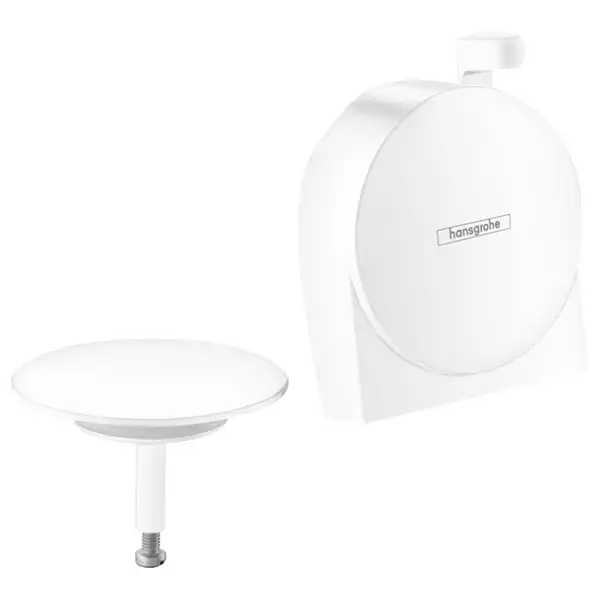 Накладки на слив-перелив для ванны Hansgrohe Exafill S (цвет - белый матовый) (58117700) фото 1 Aquada.com.ua