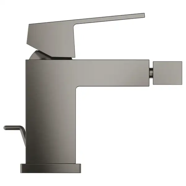 Смеситель для биде Grohe Eurocube S-Size (цвет - тёмный графит, матовый), с донным клапаном (23138AL0) фото 2 Aquada.com.ua