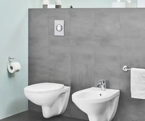 Смеситель для биде Grohe Bau Edge (цвет - хром), с донным клапаном (23332000) фото 2 Aquada.com.ua Смеситель для биде Grohe Bau Edge (цвет - хром), с донным клапаном (23332000) фото 2 Aquada.com.ua