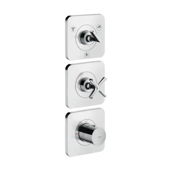 Термостат для душу Axor Citterio Е на 3 отвори, 3 функції, хром (36704000) Термостат для душу Axor Citterio Е на 3 отвори, 3 функції, хром (36704000)