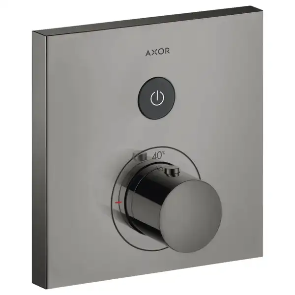 Термостат на 1 потребитель, скрытого монтажа Axor ShowerSelect (цвет - полированный чёрный хром) (36714330) фото 1 Aquada.com.ua Термостат на 1 потребитель, скрытого монтажа Axor ShowerSelect (цвет - полированный чёрный хром) (36714330) фото 1 Aquada.com.ua