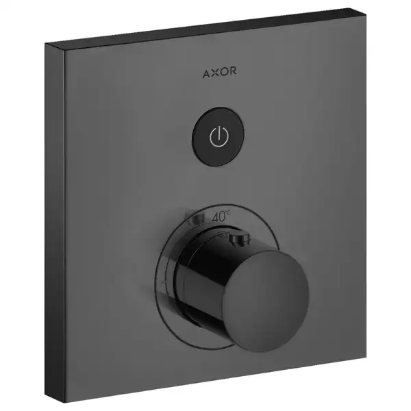 Термостат на 1 потребитель, скрытого монтажа Axor ShowerSelect (цвет - satin black) (36714350) фото 1 Aquada.com.ua