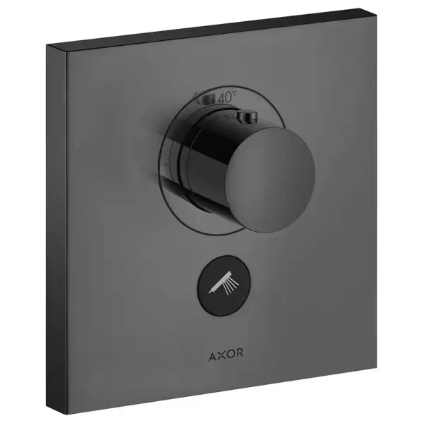 Термостат скрытого монтажа на 1 потребитель Axor ShowerSelect (цвет - satin black) (36716350) фото 1 Aquada.com.ua