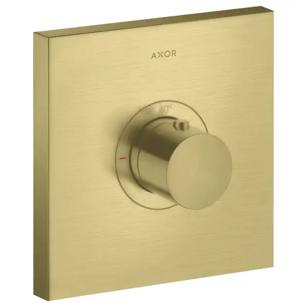 Термостат скрытого монтажа Axor ShowerSelect (цвет - матовая латунь) (36718950) фото 1 Aquada.com.ua