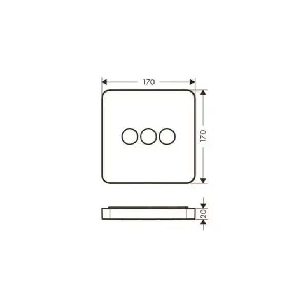 Запорно-переключающее устройство на 3 потребителя Axor ShowerSelect (36773000) фото 2 Aquada.com.ua