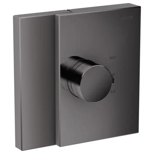 Термостат для душа HighFlow Axor Edge (цвет - полированный чёрный хром) (46740330) фото 1 Aquada.com.ua
