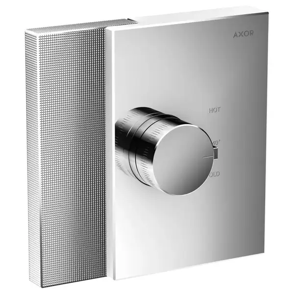Термостат для душа, алмазная резка HighFlow Axor Edge (цвет - хром) (46741000) фото 1 Aquada.com.ua