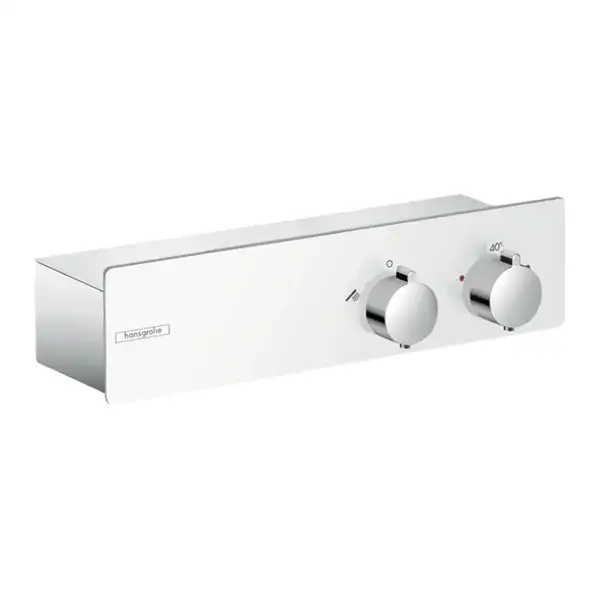 HANSGROHE Термостат для душа, на 1 пользователь хром, белый ShowerTablet 350 (13102400) фото 1 Aquada.com.ua