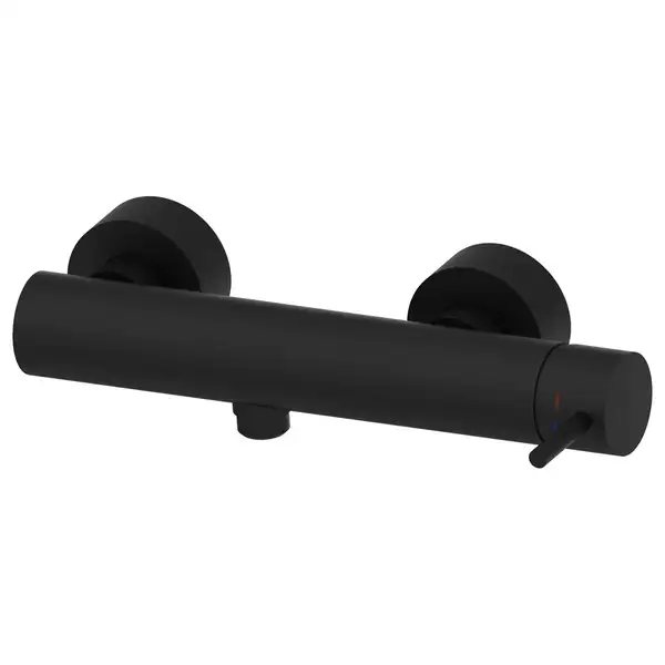 Смеситель для душа Paffoni Light (цвет - чёрный матовый) (LIG168NO) фото 2 Aquada.com.ua