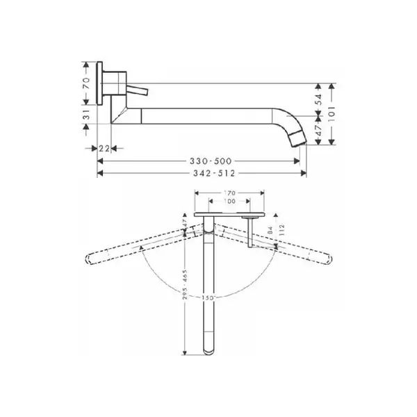 Cмеситель для кухни Axor Uno² (цвет - хром) (38815000) фото 4 Aquada.com.ua Cмеситель для кухни Axor Uno² (цвет - хром) (38815000) фото 4 Aquada.com.ua