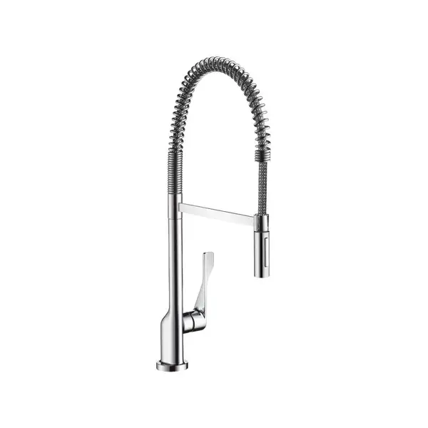 Смеситель для кухни, выдвижной гибкий излив Axor Citterio (39840000) фото 1 Aquada.com.ua