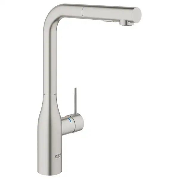 Смеситель для кухни Grohe Essence (цвет - сталь) (30270DC0) фото 1 Aquada.com.ua