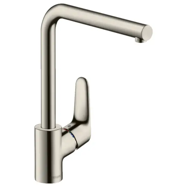 Смеситель для кухни Hansgrohe Focus 280 (цвет - сталь) (31817800) фото 1 Aquada.com.ua