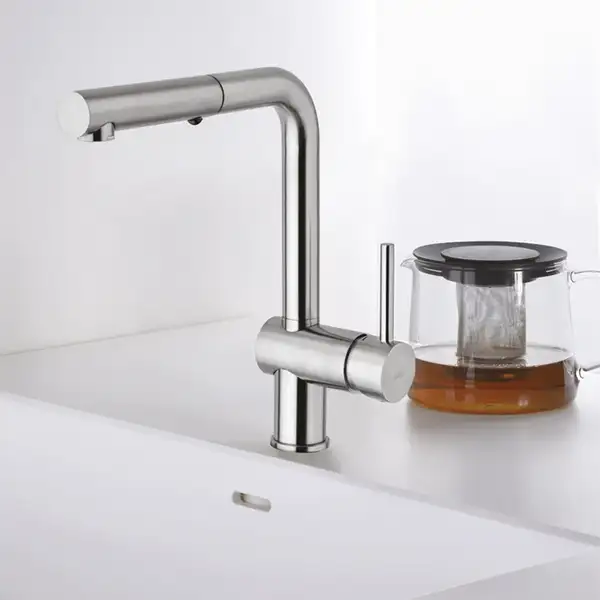 Paffoni Light Смеситель для кухни, черный матовый (LIG285NO-MET) Paffoni Light Смеситель для кухни, черный матовый (LIG285NO-MET)
