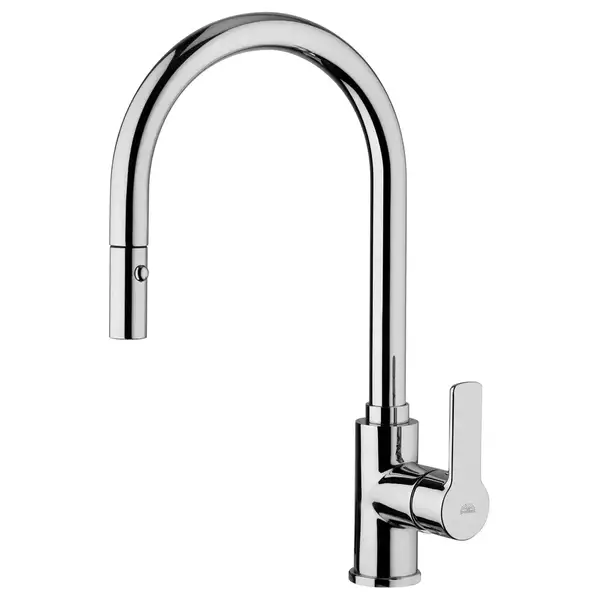 Смеситель кухонный Paffoni Red (цвет - хром) (RED285CR) фото 1 Aquada.com.ua