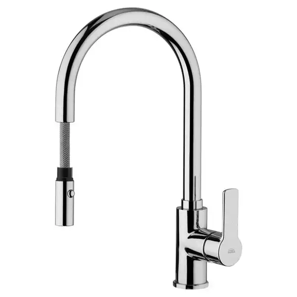 Смеситель кухонный Paffoni Red (цвет - хром) (RED285CR) фото 2 Aquada.com.ua