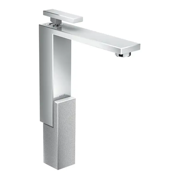 Змішувач для умивальника Axor Edge 280 Push-Open, з алмазною огранюванням, хром (46031000) Змішувач для умивальника Axor Edge 280 Push-Open, з алмазною огранюванням, хром (46031000)
