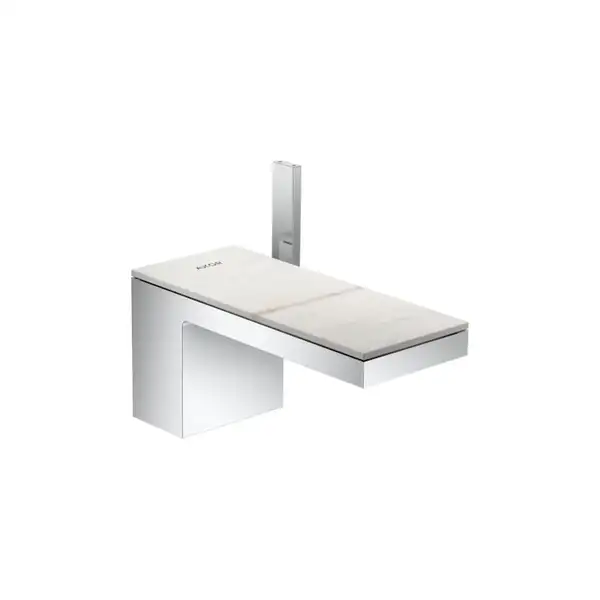 Смеситель для раковины Axor MyEdition (цвет - хром/мрамор) (47012000+47909000) фото 1 Aquada.com.ua Смеситель для раковины Axor MyEdition (цвет - хром/мрамор) (47012000+47909000) фото 1 Aquada.com.ua