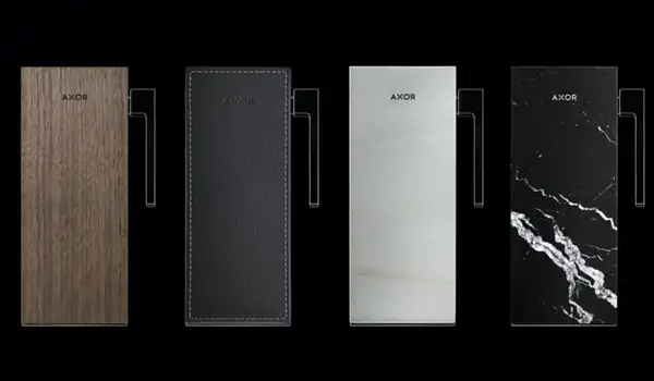 Смеситель для раковины высокий Axor MyEdition (цвет - хром/мрамор) (47012000+47914000) фото 3 Aquada.com.ua