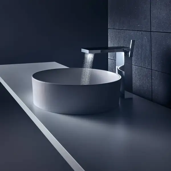 Axor MyEdition 230 Змішувач для умивальника, хром/чорне скло (47020600)