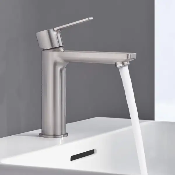Змішувач для умивальника Grohe Lineare S-Size з донним клапаном, нержавіюча сталь (23106DC1) Змішувач для умивальника Grohe Lineare S-Size з донним клапаном, нержавіюча сталь (23106DC1)