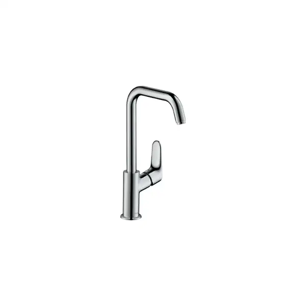 Смеситель для раковины, однорычажный Hansgrohe Focus E 2 (цвет - хром), с донным клапаном Push-Open (31609000) фото 1 Aquada.com.ua Смеситель для раковины, однорычажный Hansgrohe Focus E 2 (цвет - хром), с донным клапаном Push-Open (31609000) фото 1 Aquada.com.ua