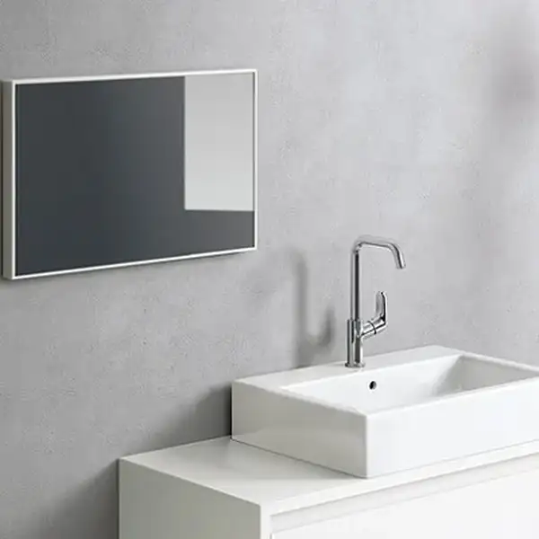 Смеситель для раковины, однорычажный Hansgrohe Focus E 2 (цвет - хром), с донным клапаном Push-Open (31609000) фото 2 Aquada.com.ua Смеситель для раковины, однорычажный Hansgrohe Focus E 2 (цвет - хром), с донным клапаном Push-Open (31609000) фото 2 Aquada.com.ua