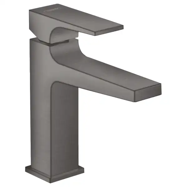 Смеситель для раковины Hansgrohe Metropol (цвет - чёрный матовый хром), с донным клапаном Push-Open (32507340) фото 1 Aquada.com.ua Смеситель для раковины Hansgrohe Metropol (цвет - чёрный матовый хром), с донным клапаном Push-Open (32507340) фото 1 Aquada.com.ua