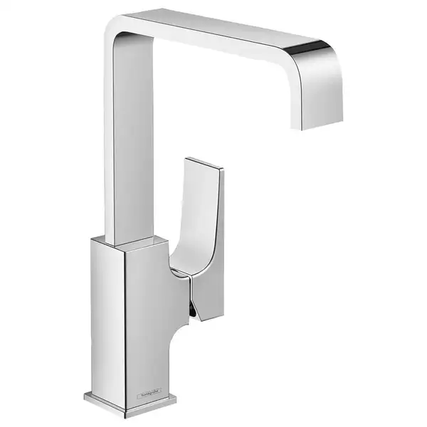 Смеситель для раковины Hansgrohe Metropol (цвет - хром), с доным клапаном Push-Open (32511000) фото 1 Aquada.com.ua