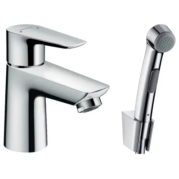 HANSGROHE Набор для биде, со сливным клапаном Push-Open, хром Talis E (71729000) фото 1 Aquada.com.ua