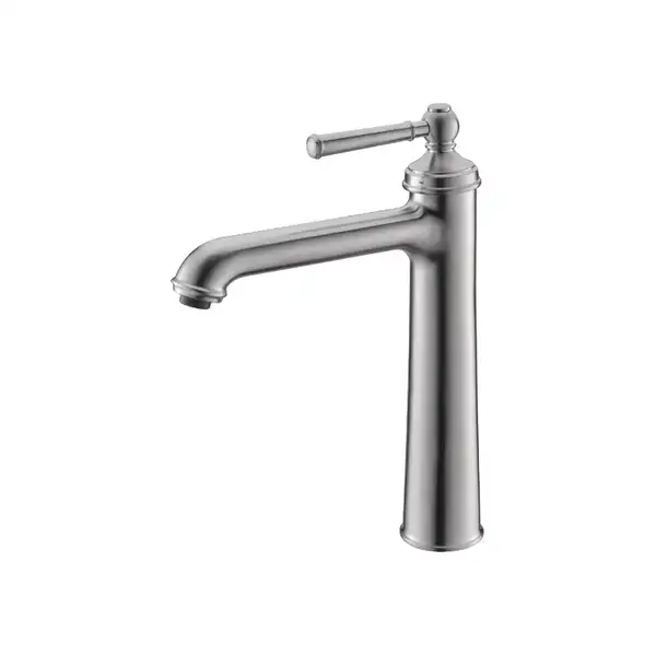 Смеситель для раковины, высокий Imprese Hydrant (цвет - brushed nickel) (ZMK031806011) фото 1 Aquada.com.ua