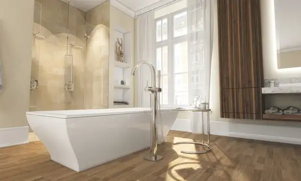 Grohe Grandera Напольный смеситель для ванны, хром (23318000) Grohe Grandera Напольный смеситель для ванны, хром (23318000)