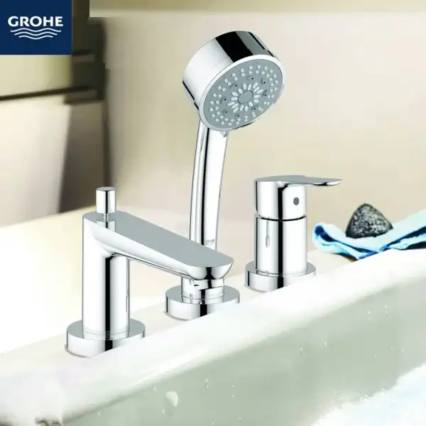 Grohe Bau Edge Змішувач на борт ванни, хром (2511700A) Grohe Bau Edge Змішувач на борт ванни, хром (2511700A)