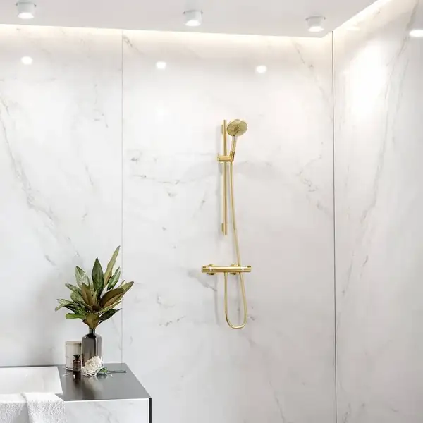 Hansgrohe Ecostat Comfort Смеситель для ванны, золото (13114990) Hansgrohe Ecostat Comfort Смеситель для ванны, золото (13114990)